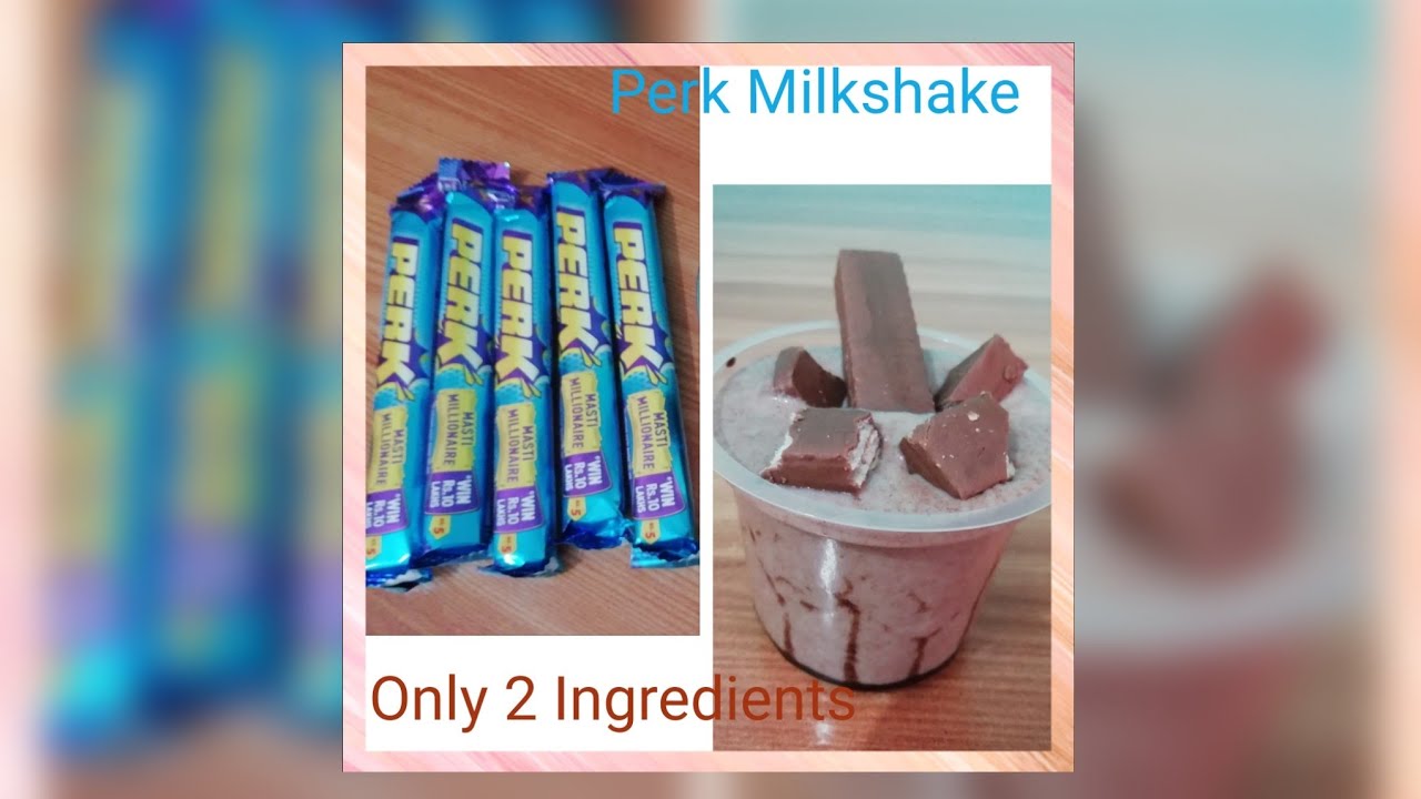 Perk Milkshake (only 2 Ingredients)#milkshake 
