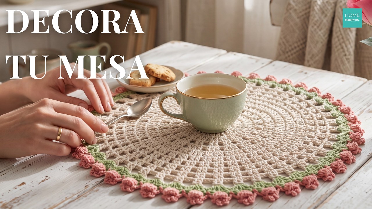 Cómo hacer CENTROS DE MESA Tejidos a crochet