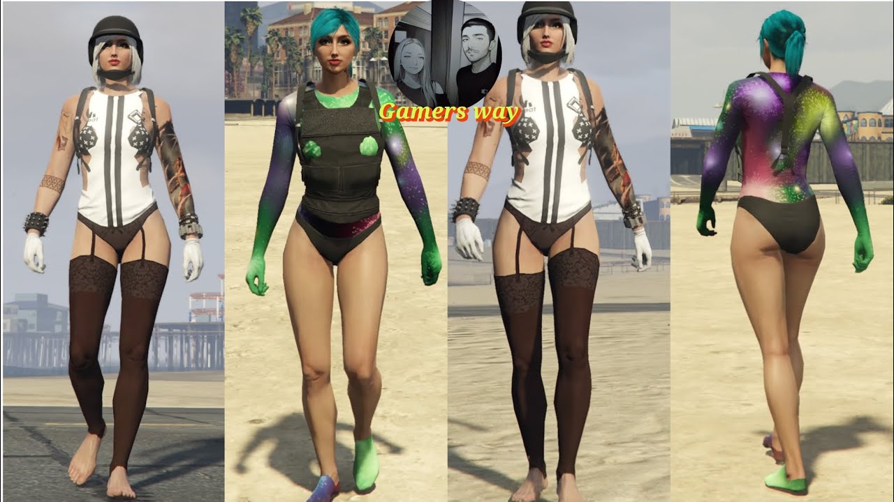 Глитч , на 2 мод костюма gta 5 online