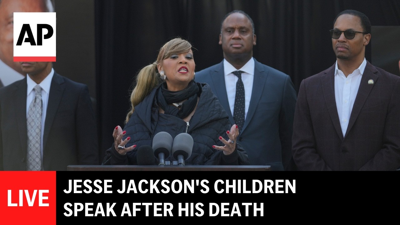 LIVE: Family of the Rev. Jesse Jackson hold press conference after his death