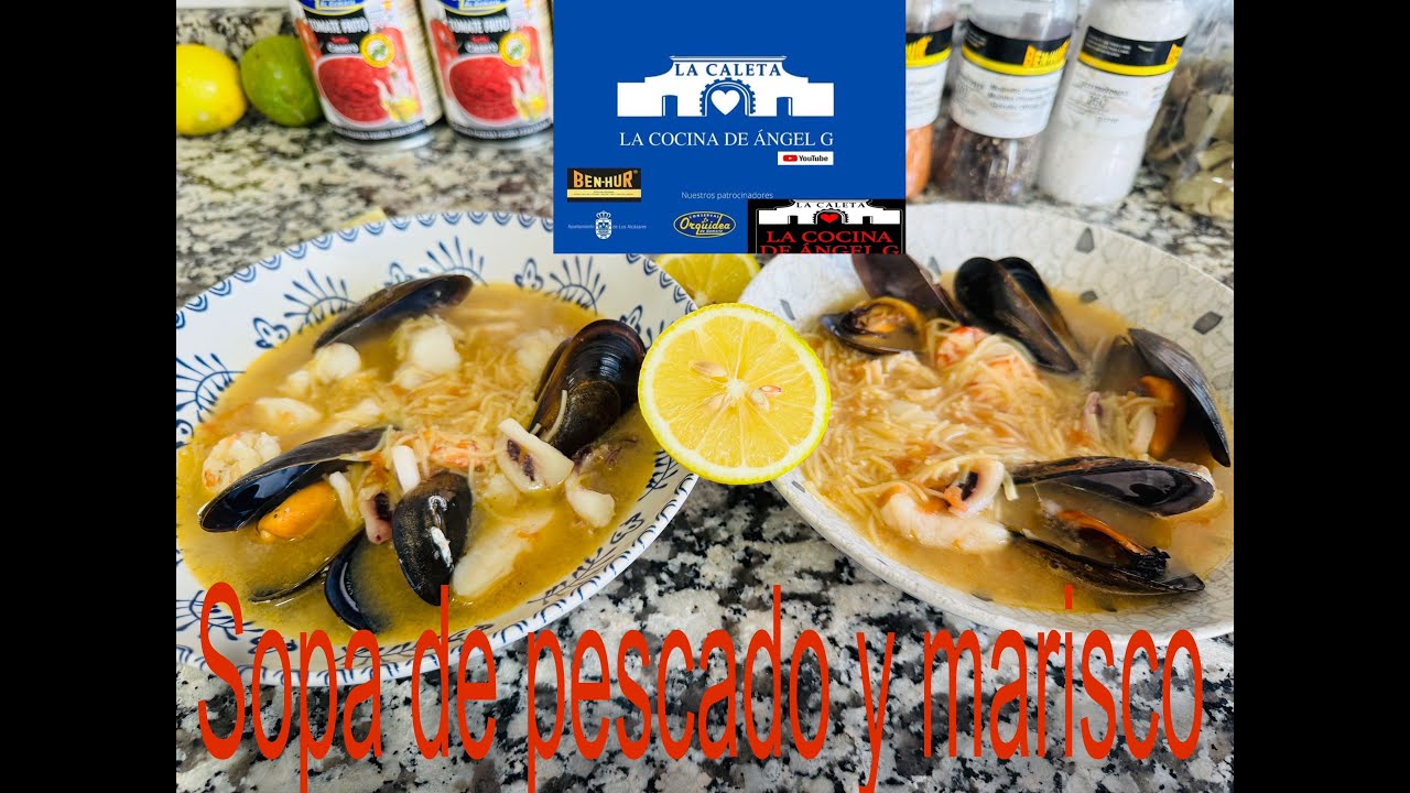 Sopa de pescado y marisco