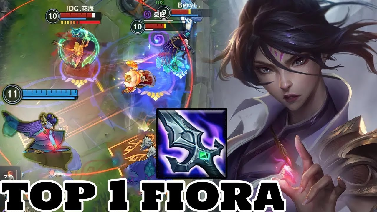 Wild Rift Fiora - Top 1 Fiora Gameplay Rank Challenger