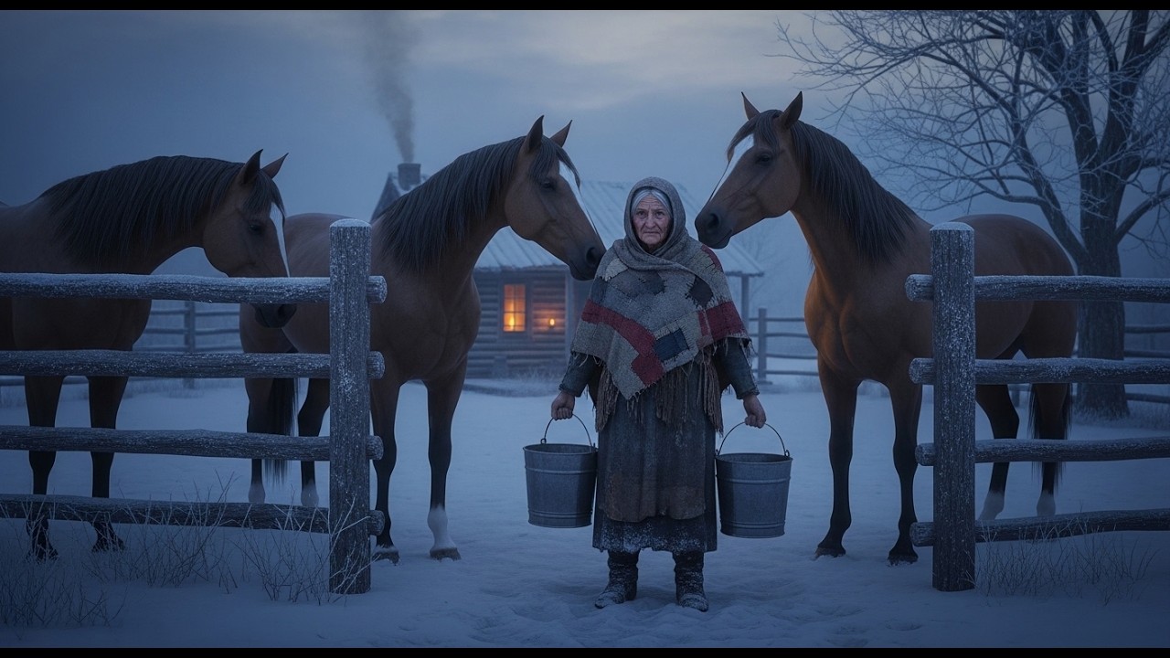 Elle nourrissait ses chevaux tous les matins  il ne lui a jamais rien demandé elle n'a jamais cessé