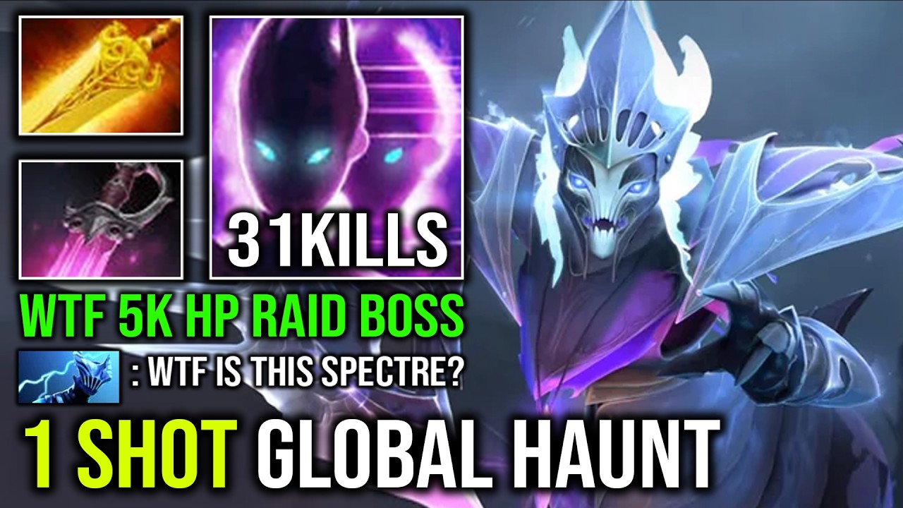 WTF 5075 HP RAID BOSS 1 Shot Global Haunt Max Desolate Khanda Hit Like a Truck Spectre Dota 2