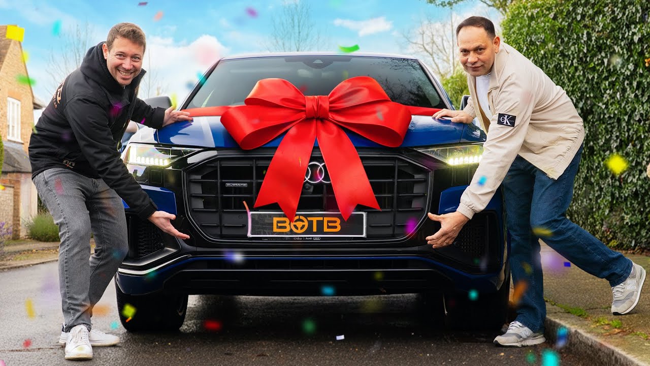 Вся семья присоединяется к сюрпризу! Победа Николае в розыгрыше Audi Q8 🎉