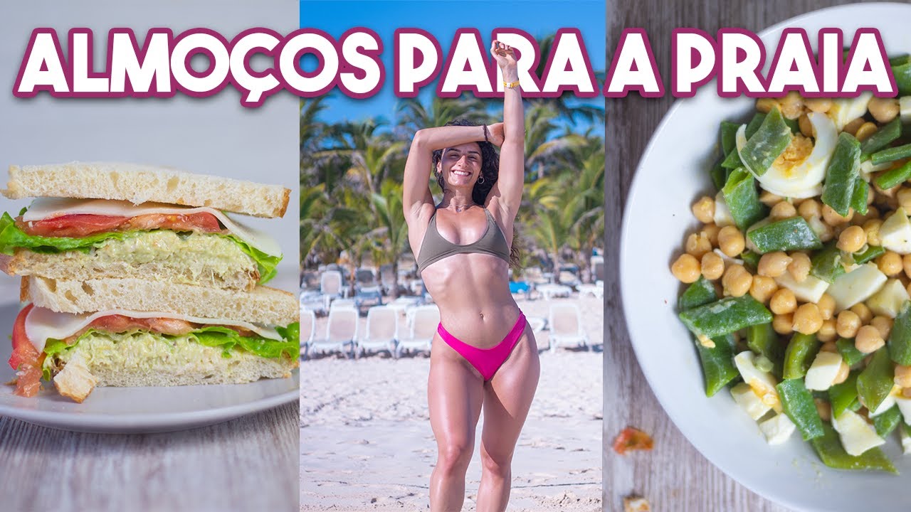 3 RECEITAS DE ALMOÇOS SAUDÁVEIS, PRÁTICOS E FRESCOS PARA LEVARES CONTIGO PARA A PRAIA (ou trabalho)