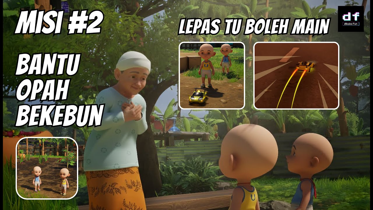 Upin Ipin Bantu Opah Bekebun, Lepastu Boleh Main | Upin Ipin Universe Game Play #upinipinterbaru