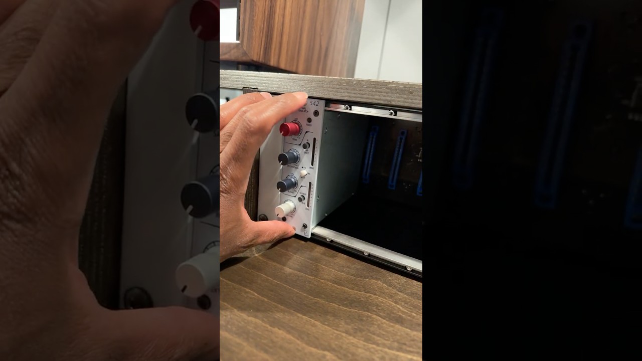How to Install RUPERT NEVE 500 Series Modules Without Breaking Your Shhhh&hellip; #analog #homestudio