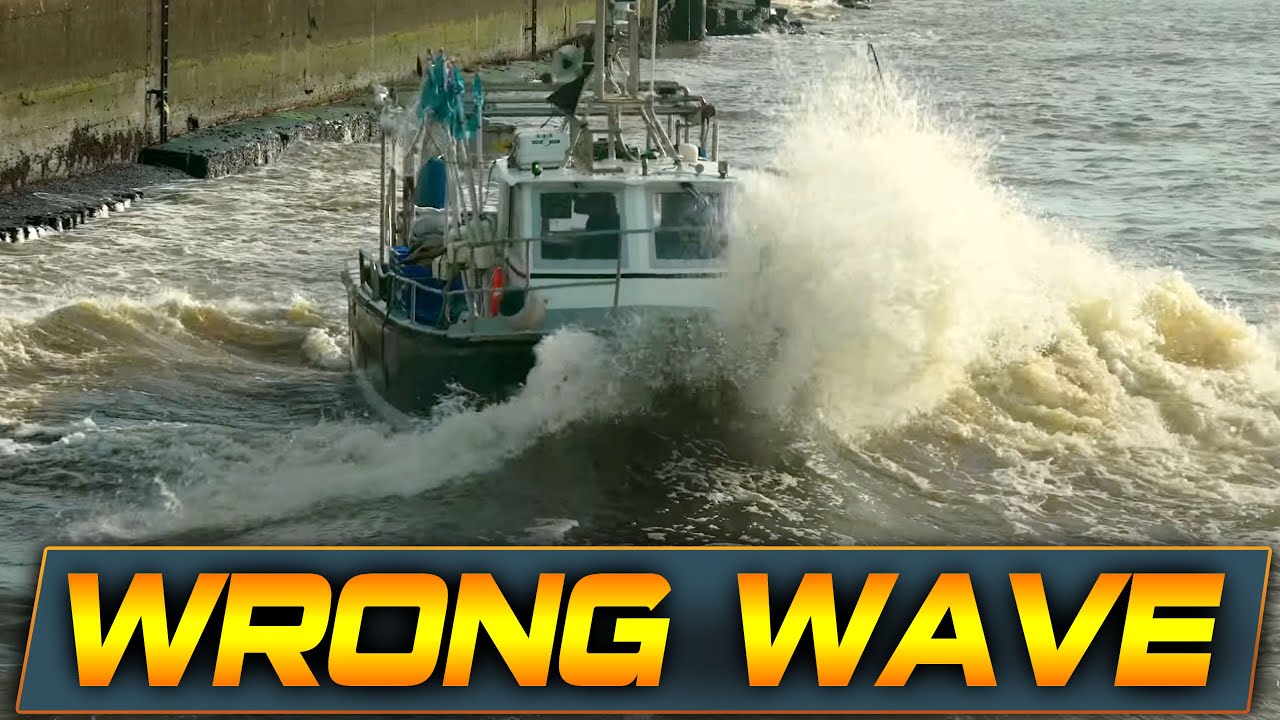 BOAT STRUGGLES IN MONSTER WAVES! DANGEROUS INLET | Boat Zone