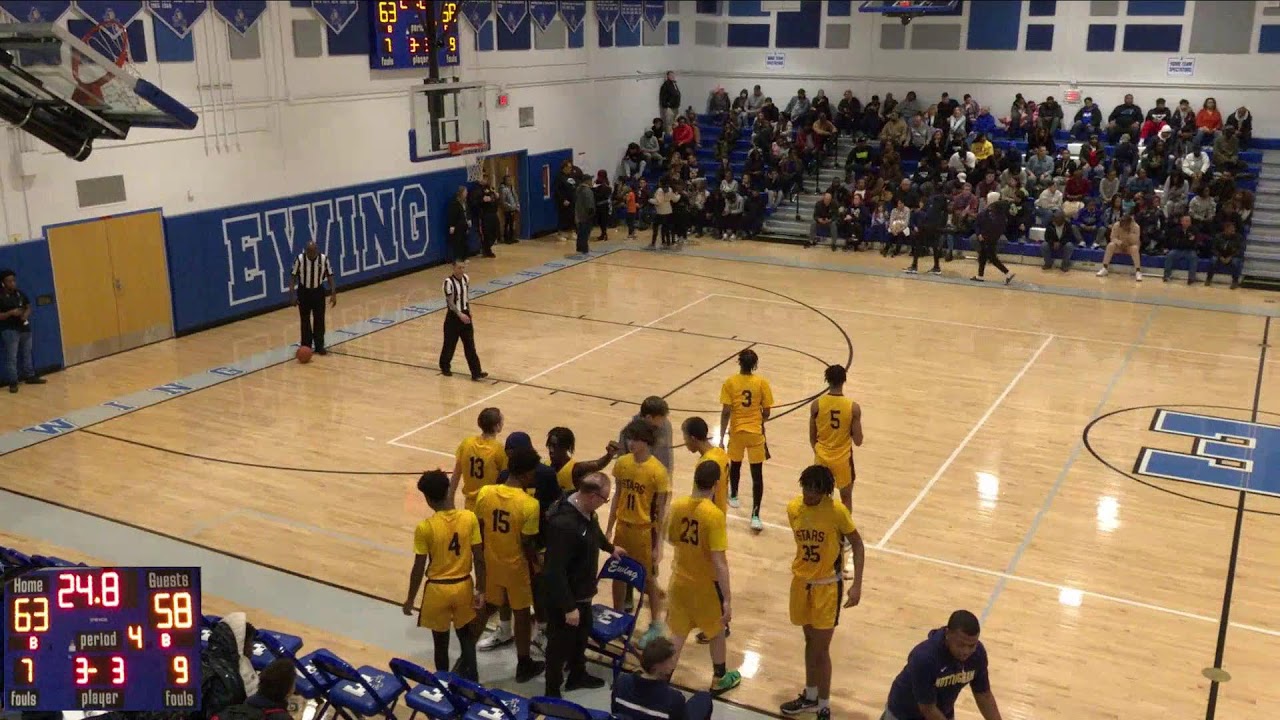 Ewing High School vs Nottingham High School Boys' Varsity Basketball