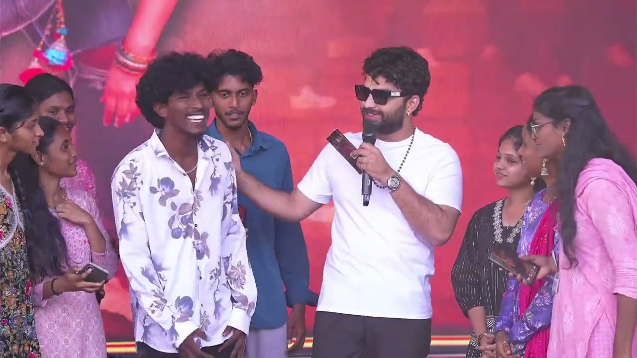 Mass Ka Dass Vishwak Sen Fun With Students at YAMA YAMMA Song Launch Event | Funky | Shreyas Media