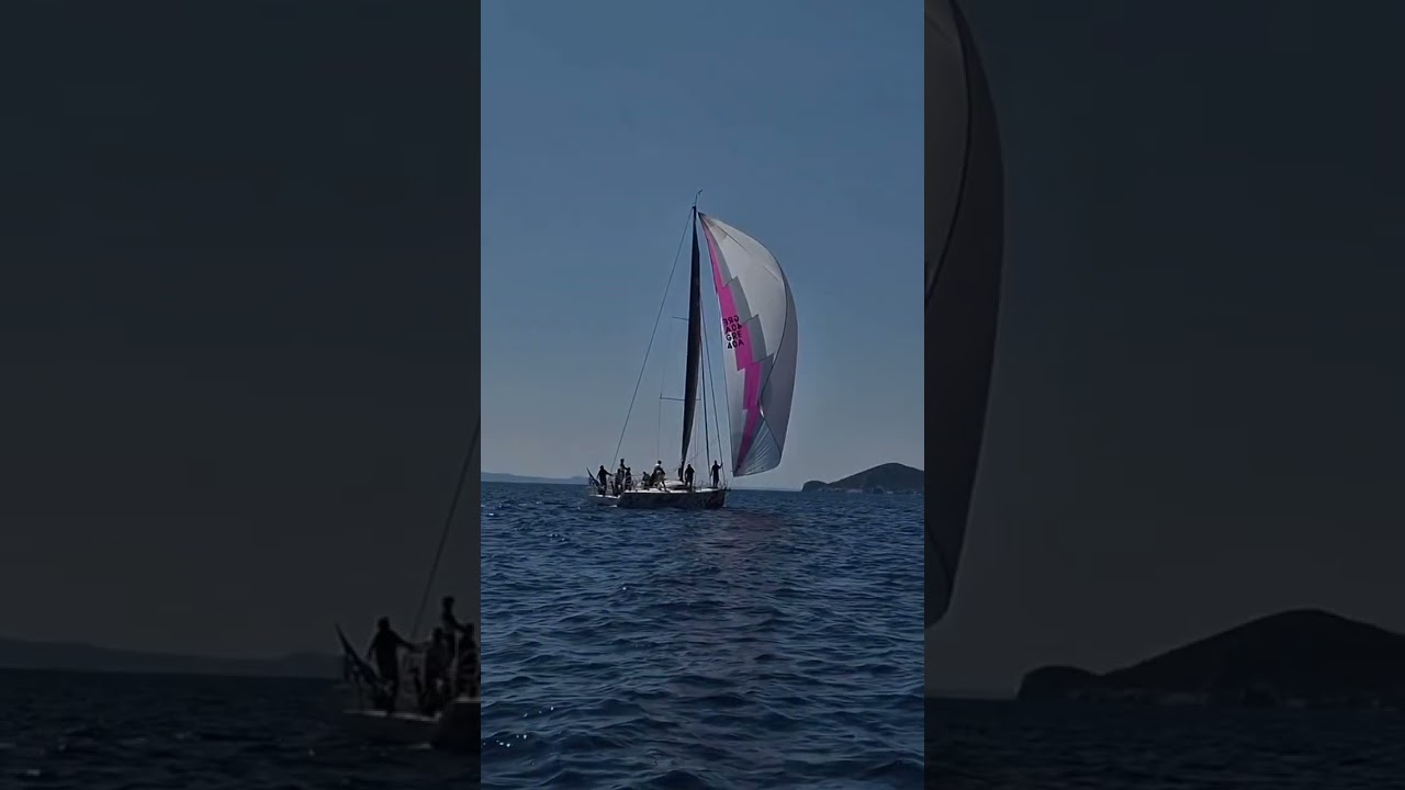 Sails up, spirits high #ChasingHorizons #SailingPassion #sailinglife