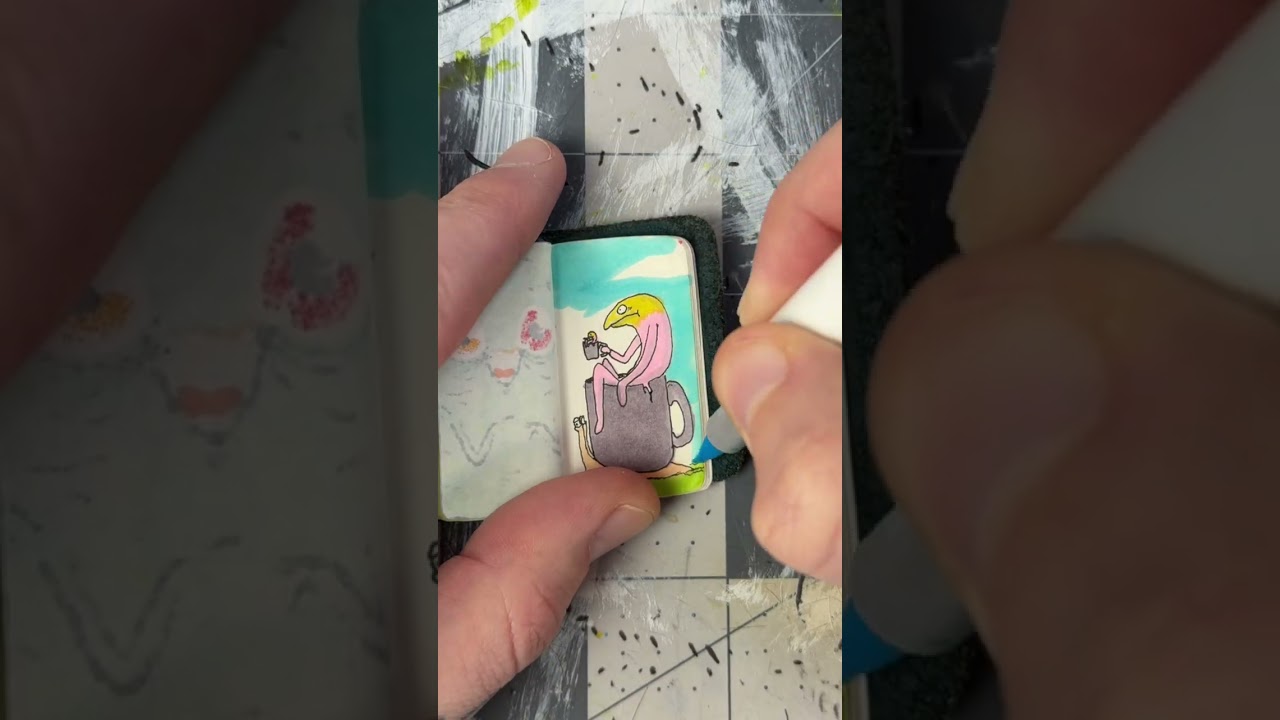 Adding to the Miniature Sketchbook. 