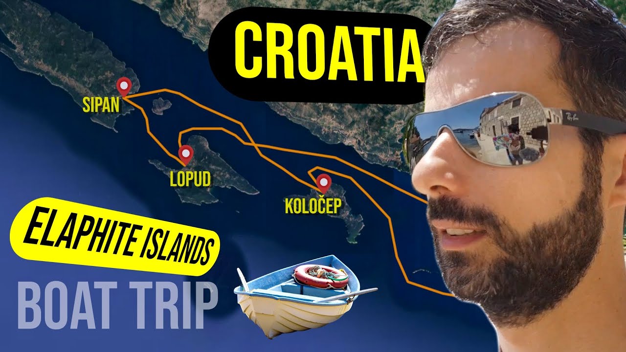 Croatia Boat trip Kolocep, Sipan and  Lopud