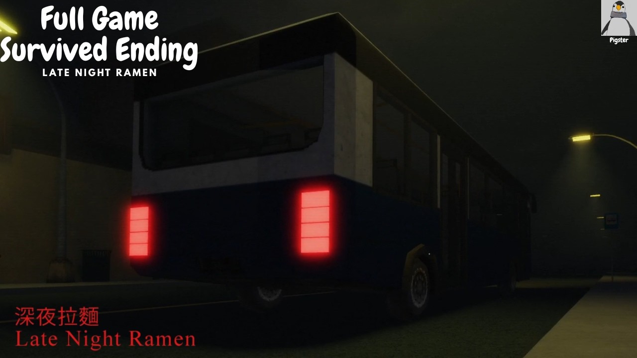 Roblox Late Night Ramen Full Game (Part 2) [4K] (No Commentary) Survived Ending