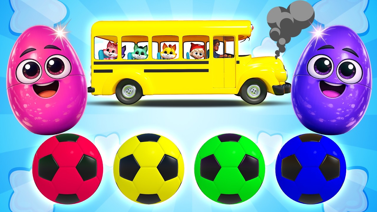 ¡Las ruedas del autobús giran! | Canciones Para Niños