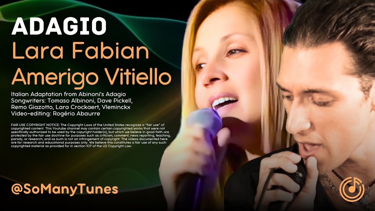 Lara Fabian & Amerigo Vitiello - ADAGIO (Italian version duet)
