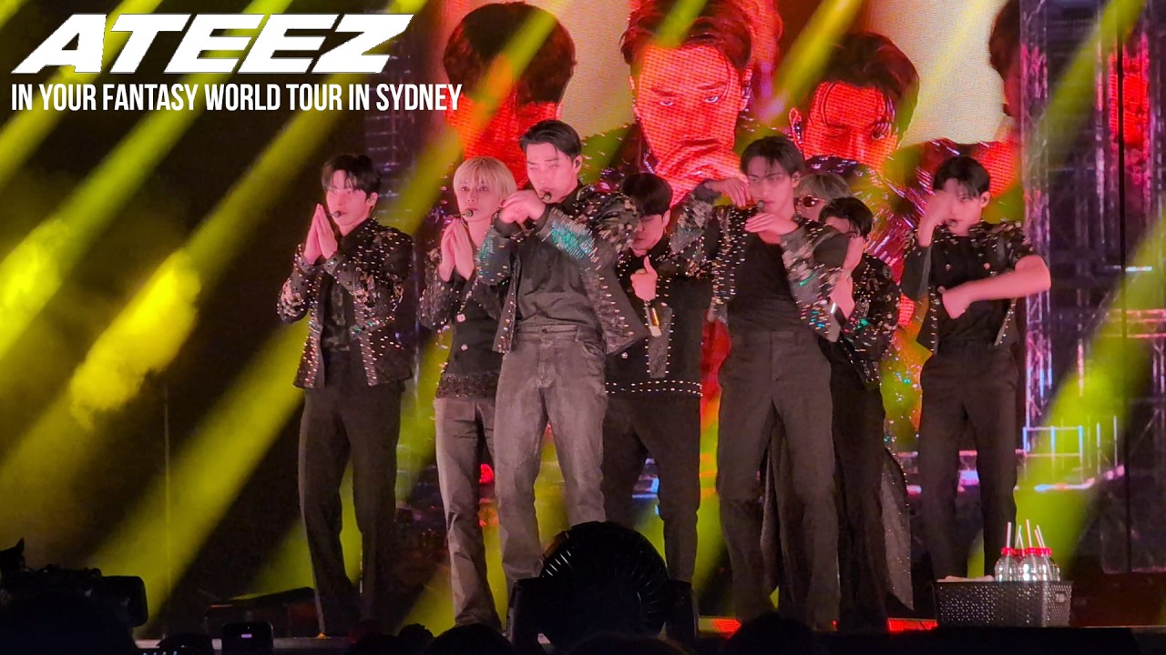 ATEEZ (에이티즈) - Fireworks (I'm the One) | Sydney 260306 | IN YOUR FANTASY World Tour | 4K60 | 직캠