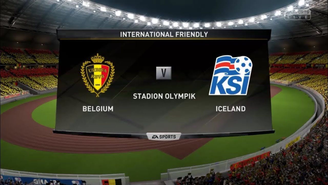 FIFA 19 - Belgium Vs Iceland - UEFA Nations League - HD