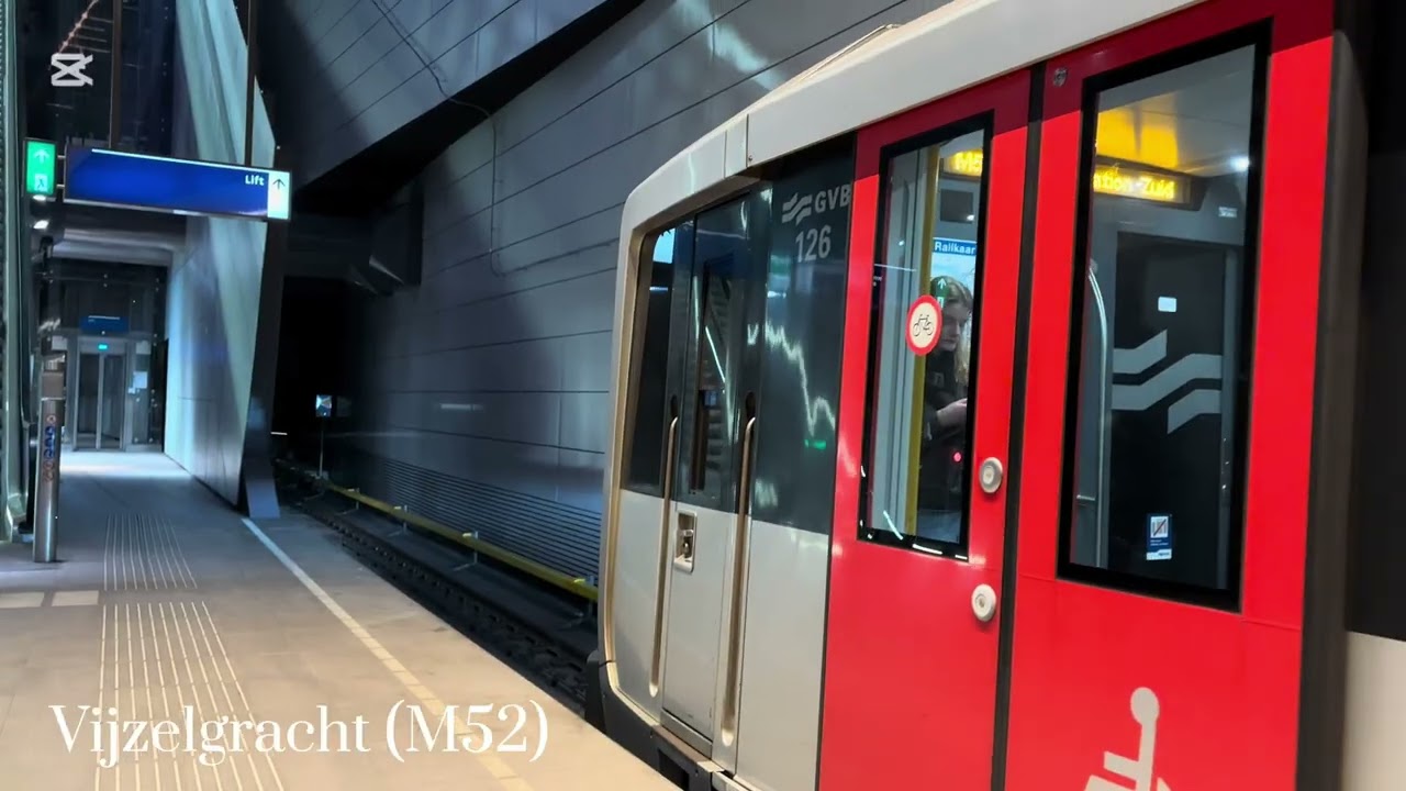 AMAZING METRO SOUNDS | Amsterdam Metro | Alstom Metropolis, CAF M4 trains