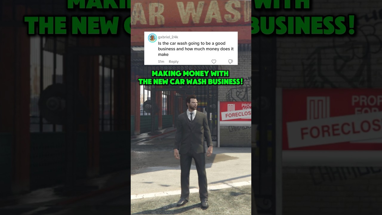 Зарабатывайте с помощью нового бизнеса автомойки в GTA Online! #gtav #gtaonline #gta5online #gta ...