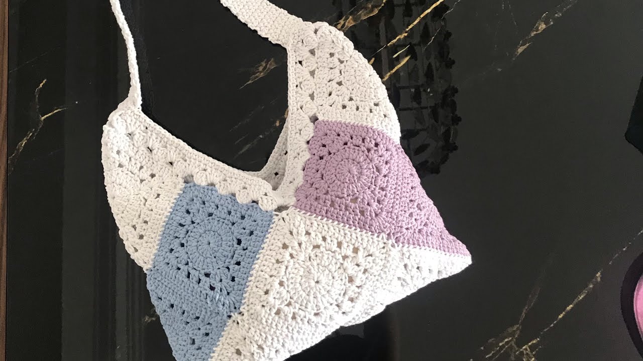 PAMUK MAKROMEDEN PULL&BEAR 420TL OLAN ÇANTAYI YAPIYORUZ#crochetbag #markachallenge #örgüçantayapımı