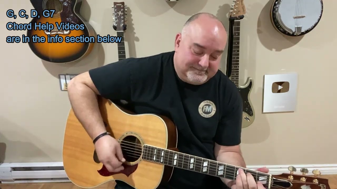 Blue Moon of Kentucky - (cover/lesson) - Easy 4 Chord Tune