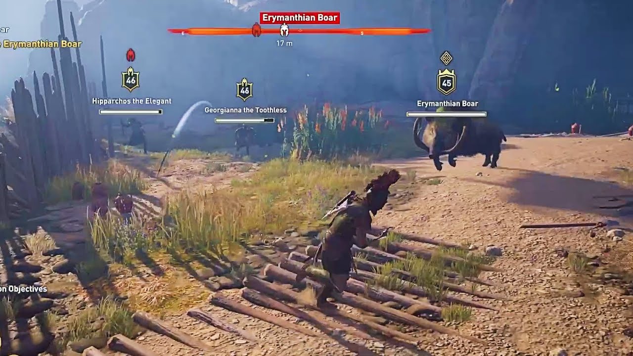 EASIEST Way To Kill The EryManthian Boar (Using Other Mercenaries)
