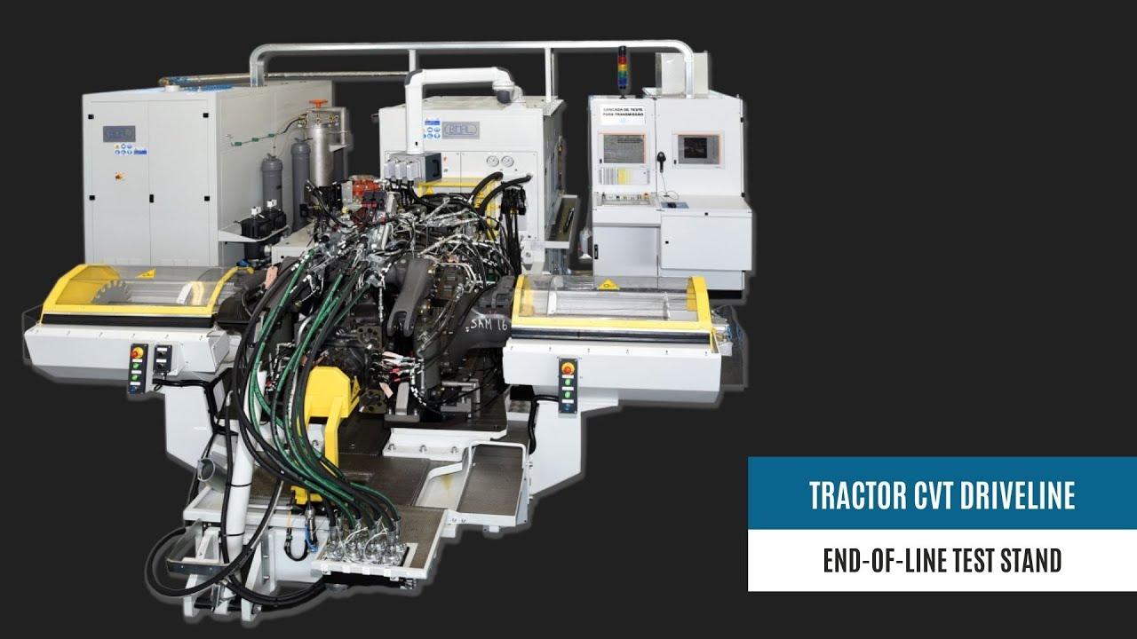 Tractor CVT Driveline End-of-Line Test stand