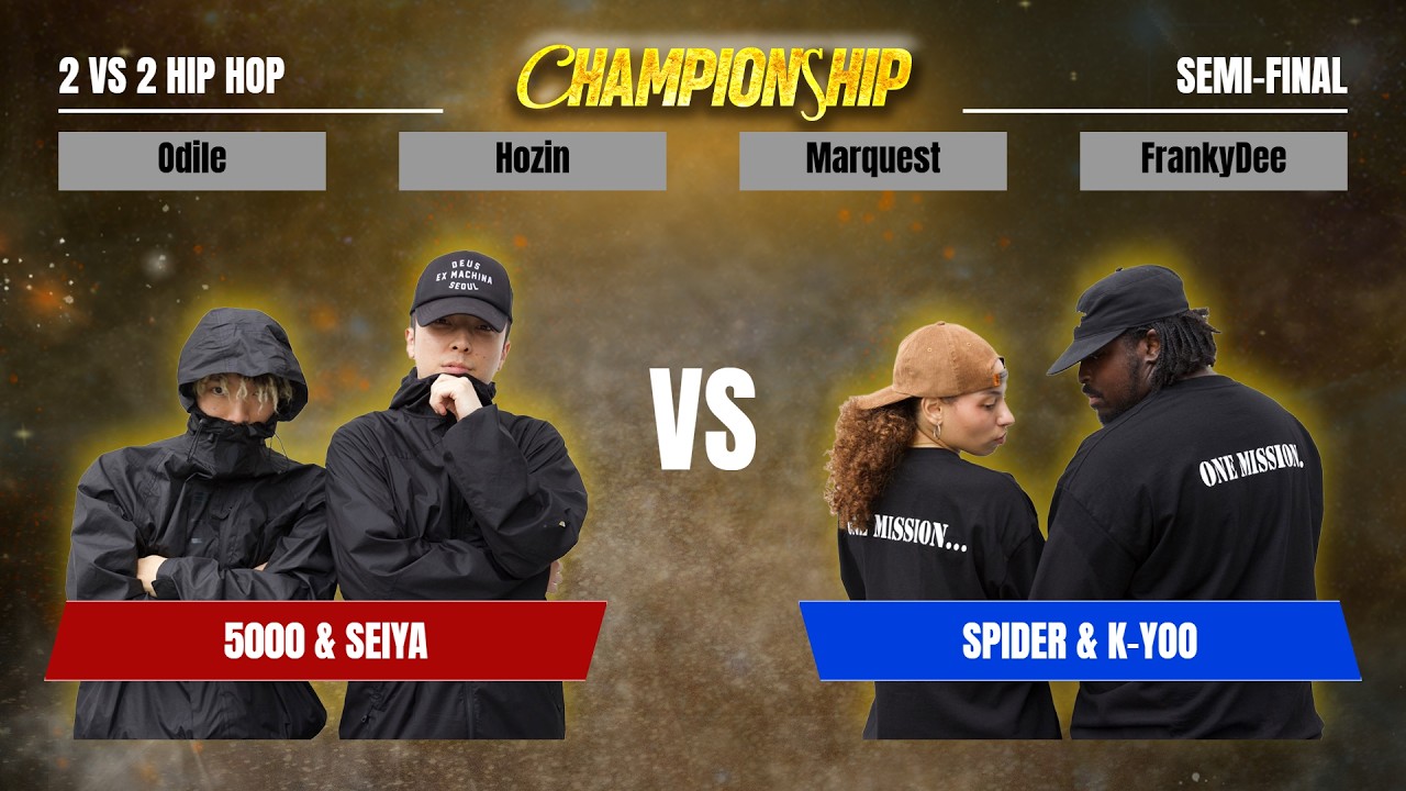 Spider & K-Yoo vs 5000 & Seiya // HIP HOP TOP 4 // FREE SPIRIT FESTIVAL 2026 CHAMPIONSHIP