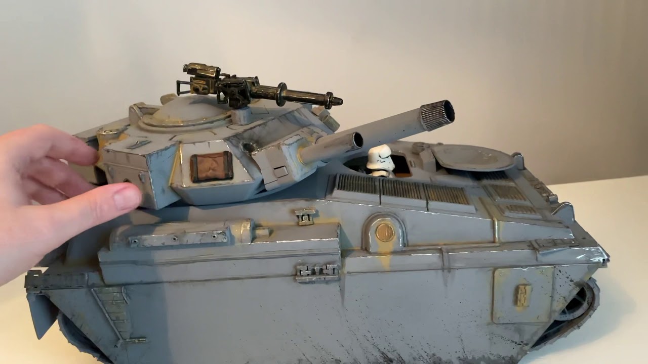 Custom Star Wars 6 inch 1:12 scale Imperial Heavy Assault Tank for Black Series figuarts & Mafex