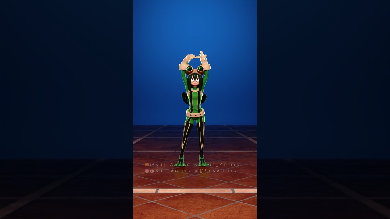 Tsuyu dances to Gabriela by Katseye #susanims #mha #bnha #animation
