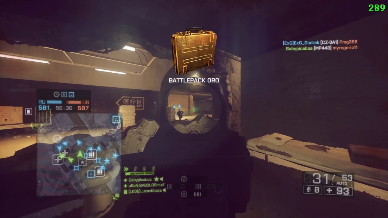 Battlefield 4 low sensivity 400 DPI and 10% in game