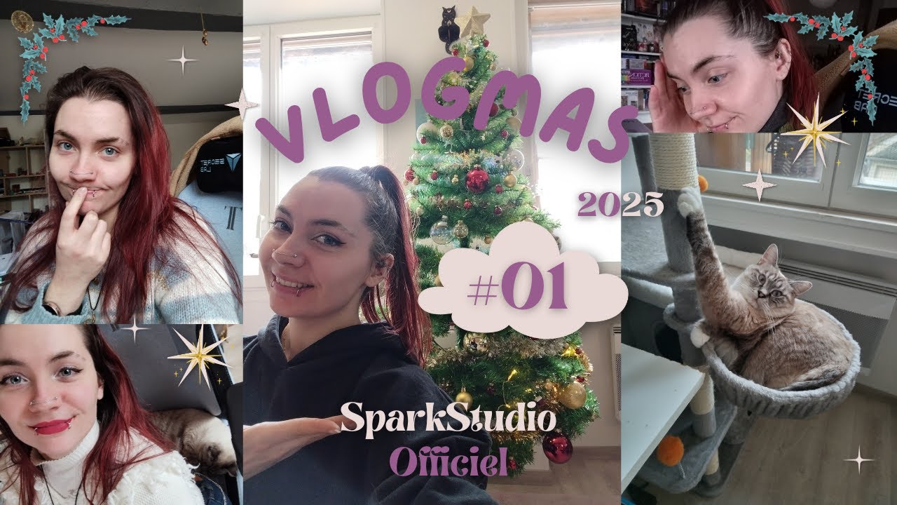 VLOGMAS Chapitre 1 · Sapin, travail & peur bleue !❄️