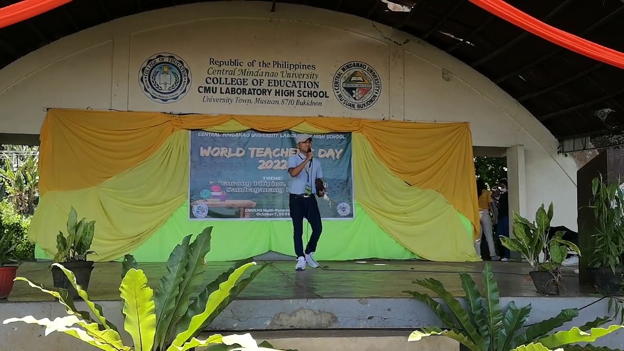 Sir Herson of 12 Galileo - Teacher Minime | World Teacher's Day Celebration