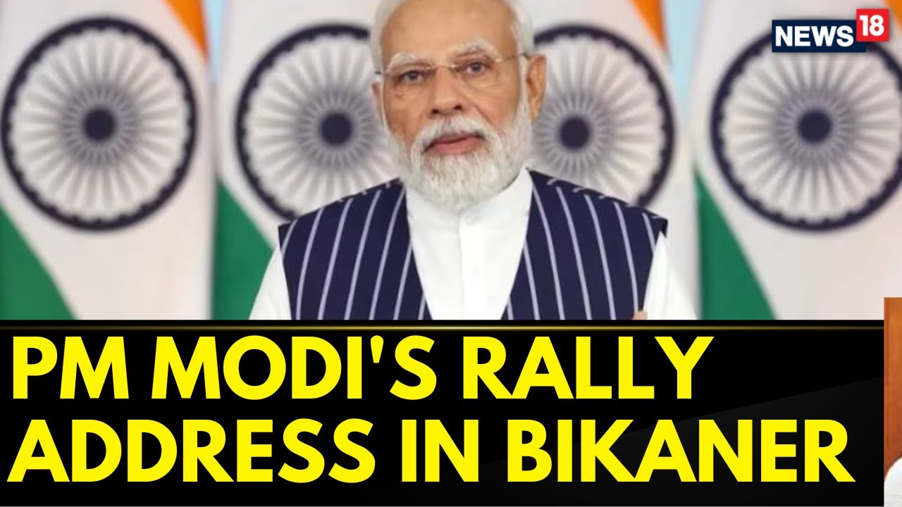 Prime Minister Modi Addresses The Public After Inaugurating Devp Projects In Bikaner | News18