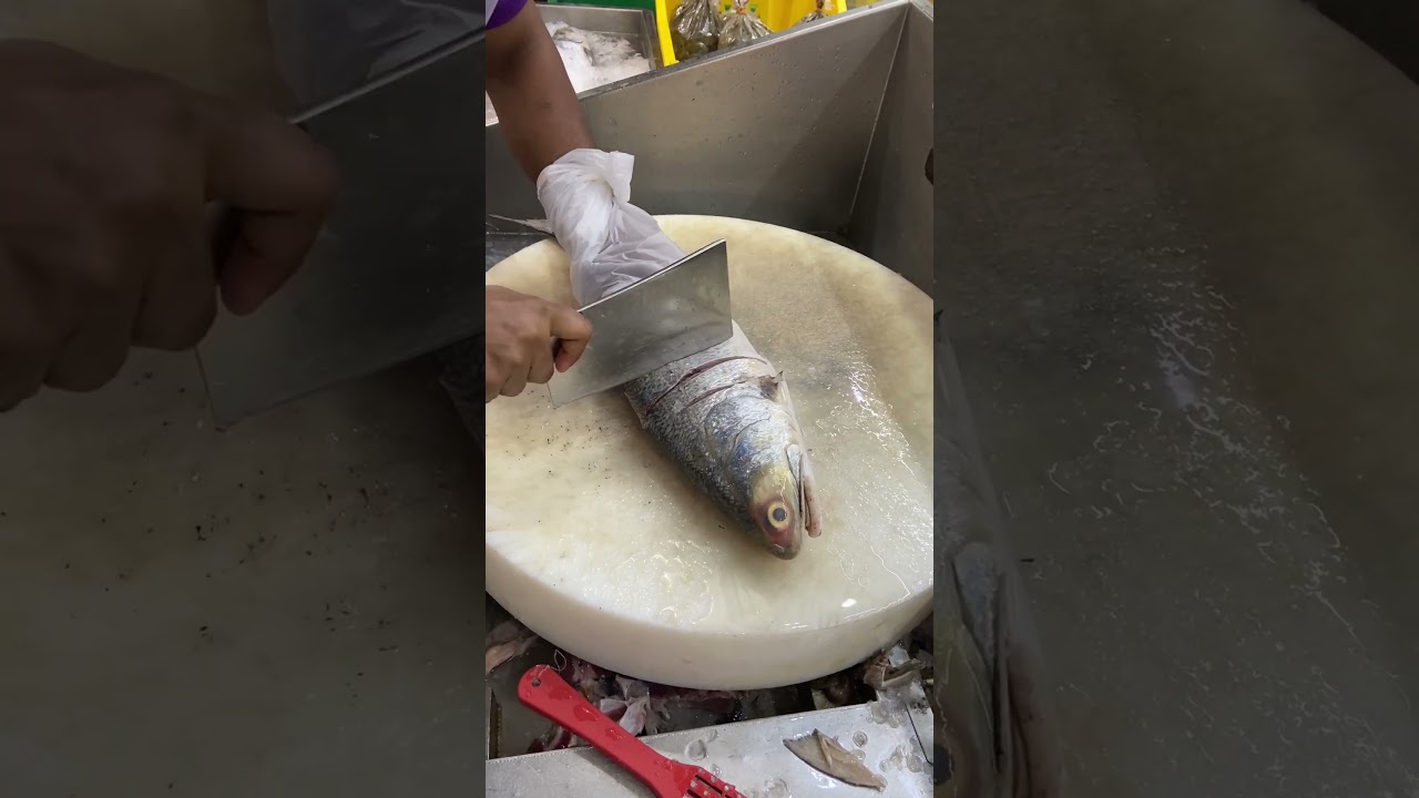 Delicious Threadfin Fish Clean Skill#shorts #youtubeshorts #shortvideo #threadfin