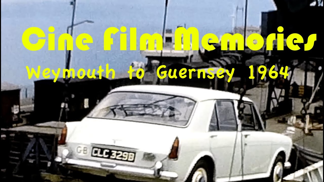 Weymouth to Guernsey 1964 Holiday Cine Film