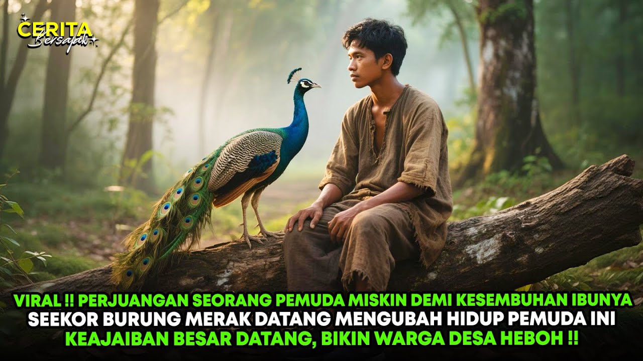 VIRAL !! PERJUANGAN SEORANG PEMUDA DEMI KESEMBUHAN IBUNYA, SEEKOR BURUNG MERAK MENGUBAH HIDUPNYA!