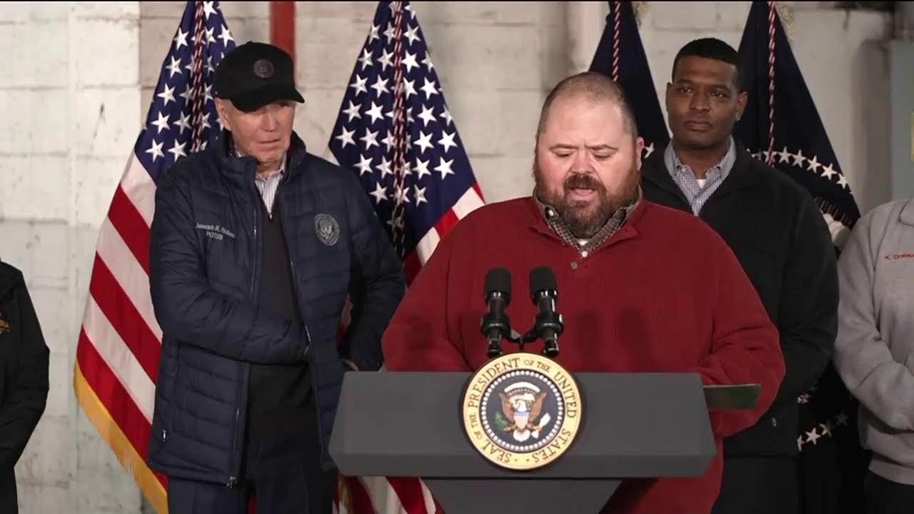 Biden speaks on Ohio train derailment