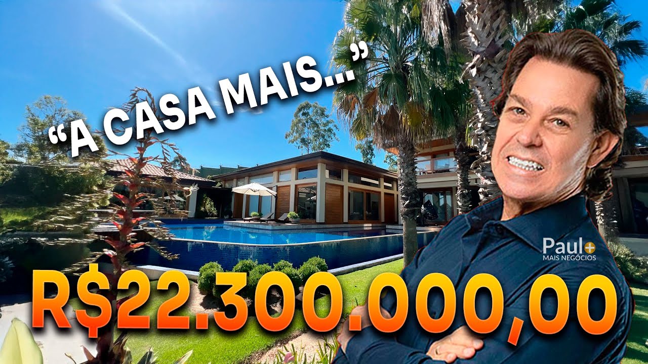 ESPETACULAR MANSÃO NA FAZENDA DA GRAMA ALTÍSSIMO PADRÃO-CONDOMÍNIO DE LUXO I PAULO MAIS NEGÓCIOS