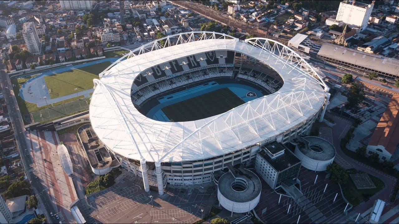 Rio visto de cima - Est&aacute;dio Ol&iacute;mpico Nilton Santos (Engenh&atilde;o)/ RJ