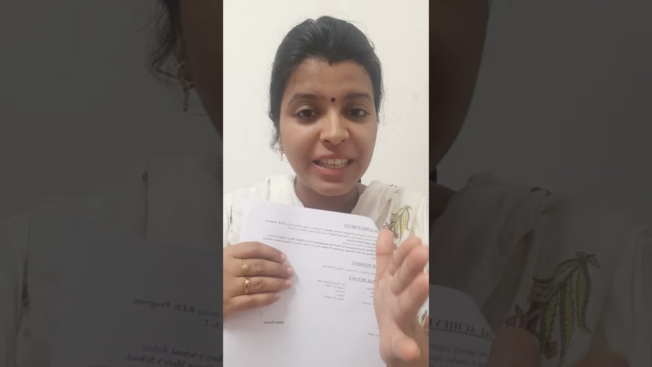 # HOW TO MAKE TEACHER'S CV/ RESUME# TIPS TO MAKE TEACHER'S  CV ATTRACTIVE#education