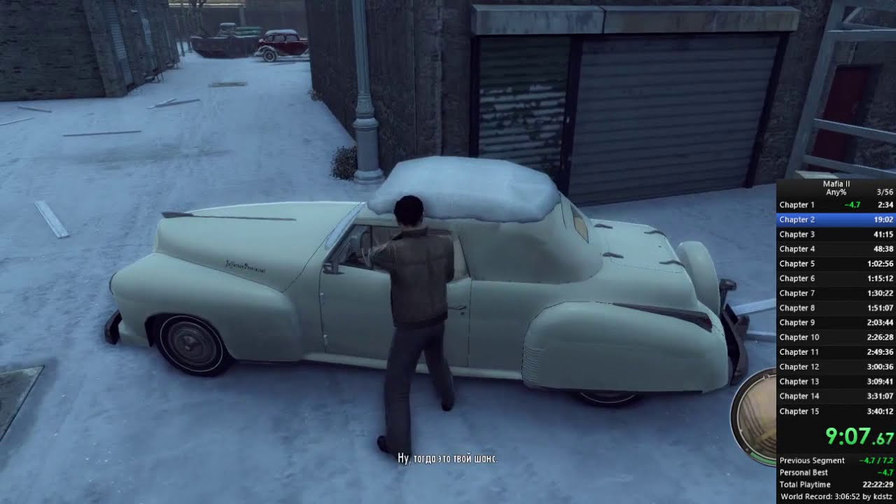Mafia II Speedrun - 3:35:19