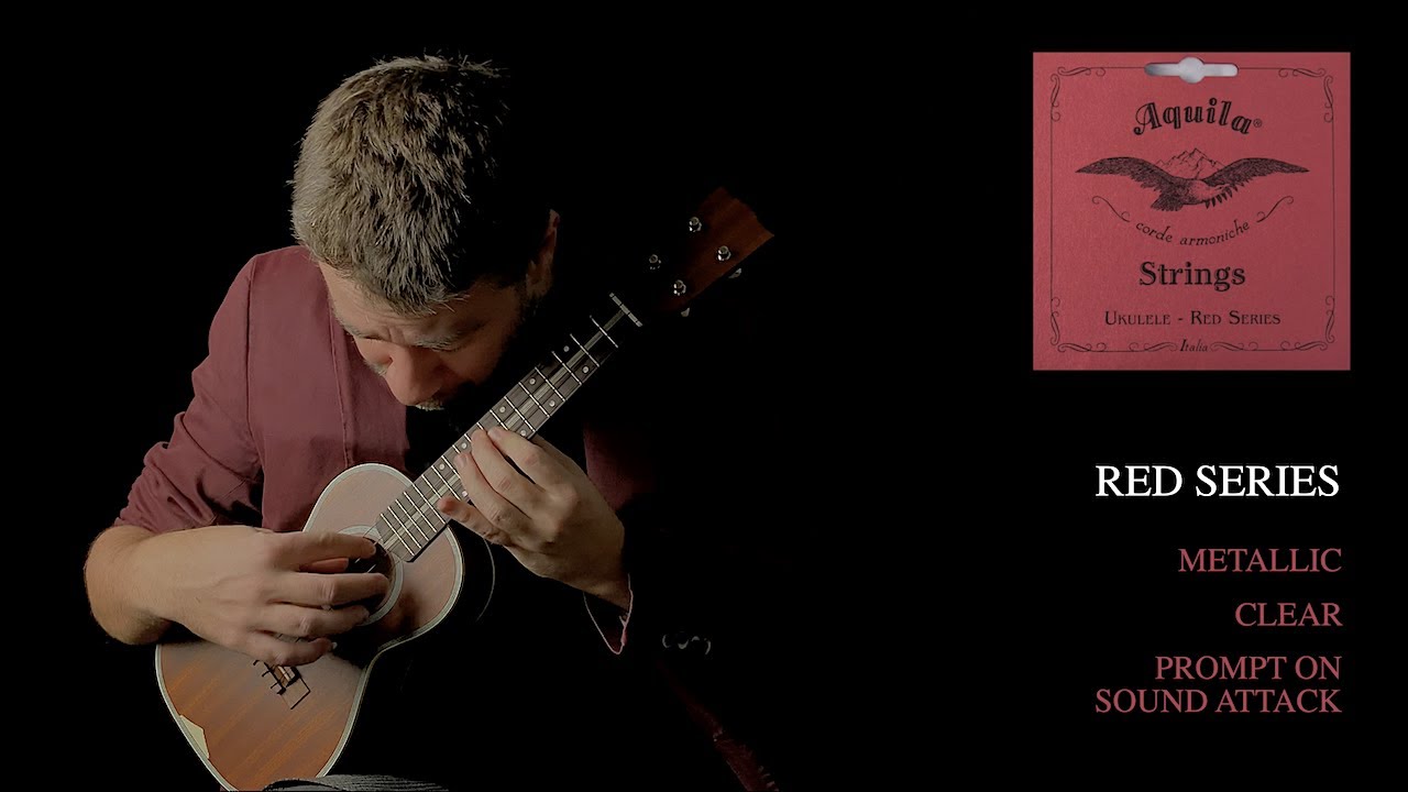 Red Series Set _ Ukulele Strings _ Aquila Corde Armoniche