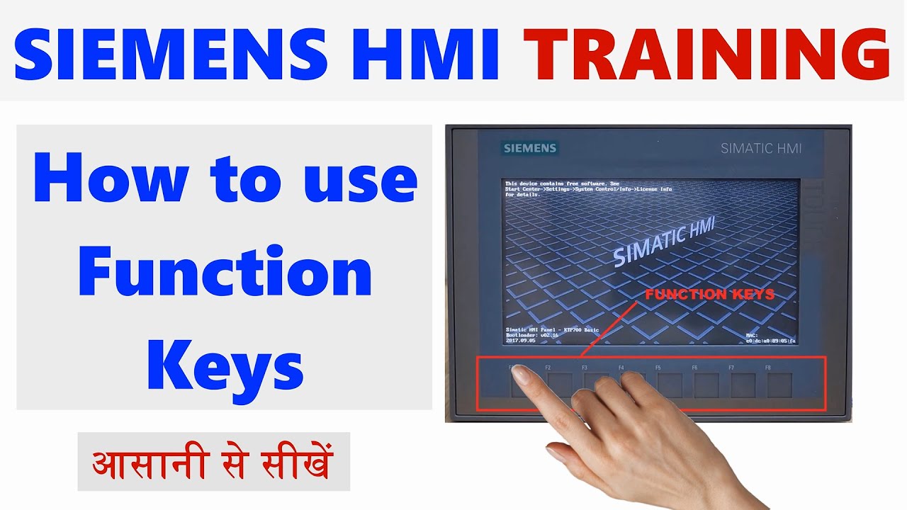 Lecture-09: How to use function keys of siemens HMI