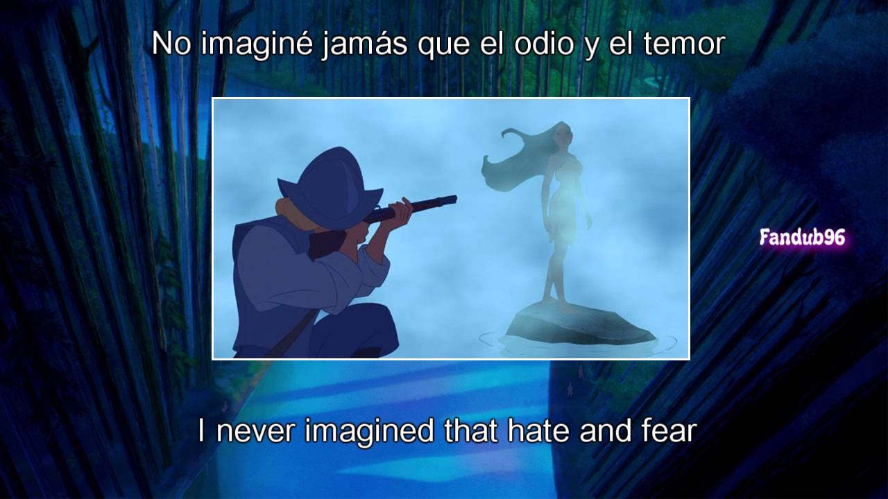 De no conocerte (If I never knew you) [Sub & Translation] {Pocahontas}