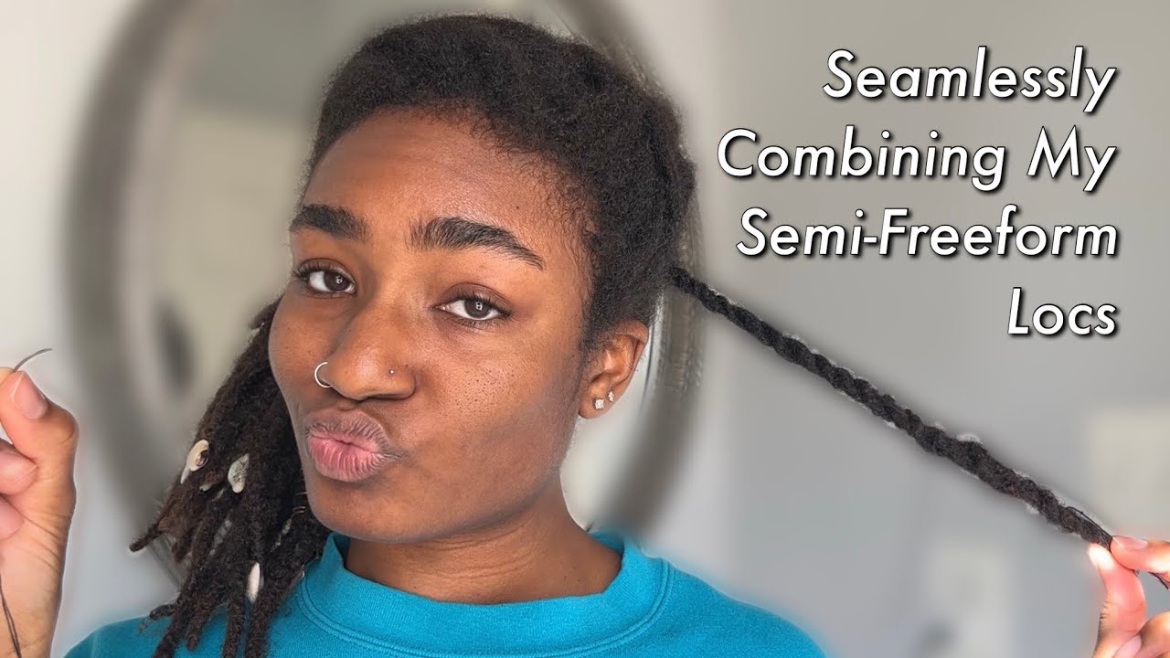 Watch Me Combine My Locs Using the Two-Strand Twist and Threading Method