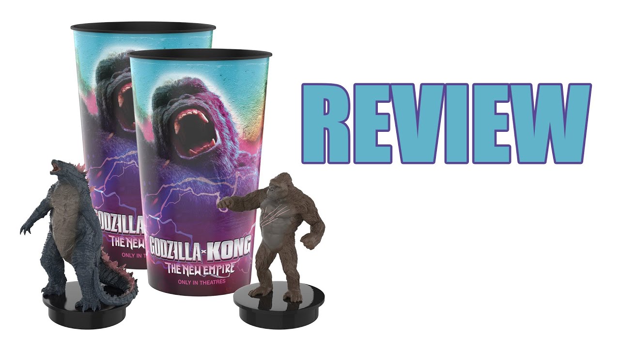 Godzilla x Kong Movie Theater Cup Toppers Review!