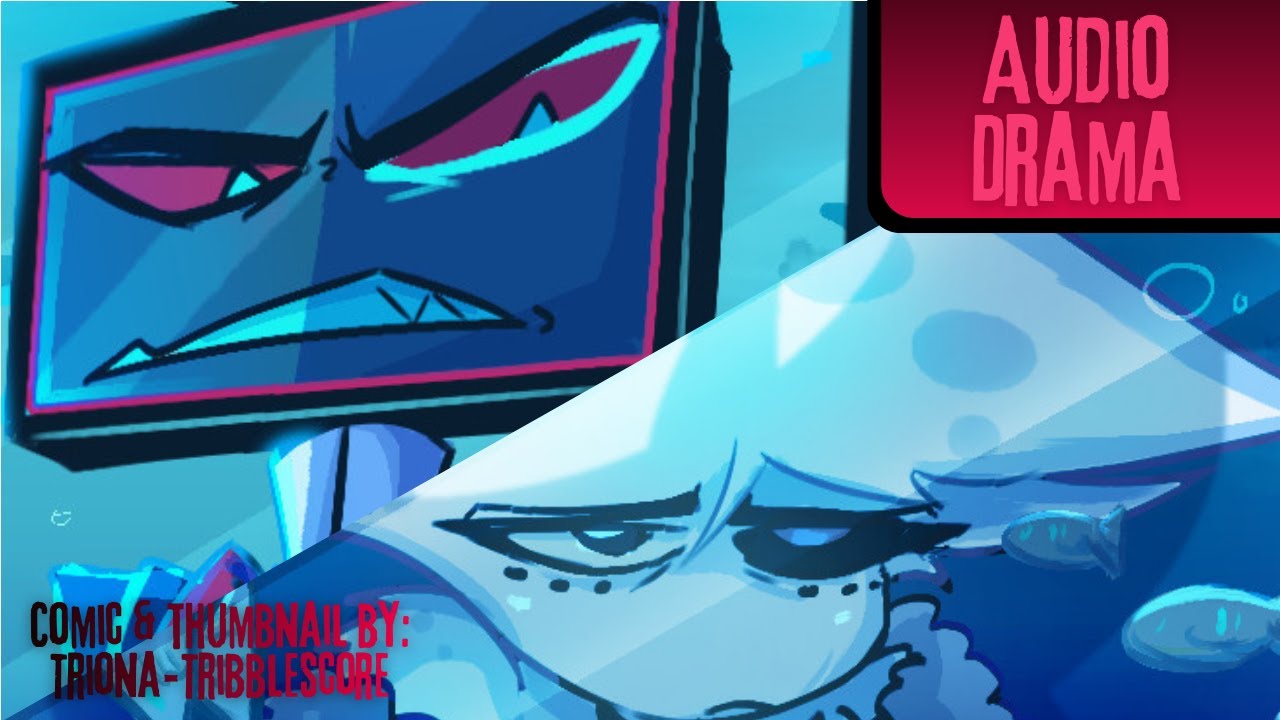 [An Angel dust and Vox Audio Drama] || Are spiders like sharks? || Comic By: Triona-Tribblescore